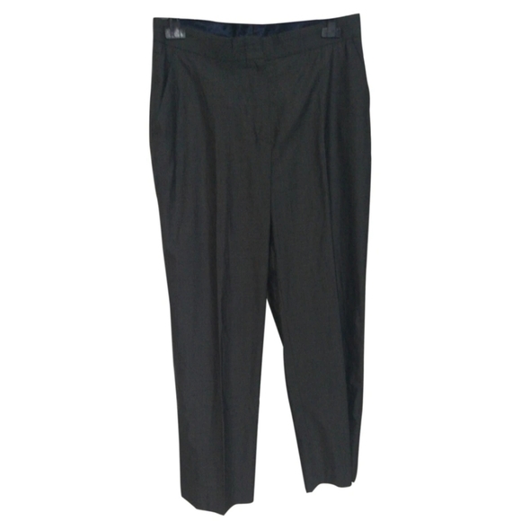 MaxMara Wool Silk Blend Straight High Rise Pants